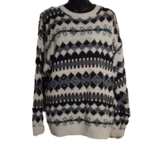 Gulf Traders size XL  Men's? Sweater. Beautiful retro patterns and colors.